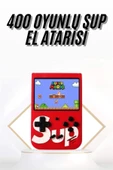 Çocuklara Özel Taşınabilir Sup El Atarisi 400 Oyunlu Nostaljik Oyun Konsolu - 2
