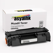 HP P2055X 05A Muadil Toner Çipli 2500 Sayfa Asyaink - 1