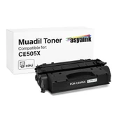 Asyaink HP 505X Muadil Toner Çipli 6400 Sayfa (05X) - 1