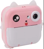 Şipşak Fotoğraf Makinesi Çocuk Dijital Fotoğraf Makinesi + 3 Rulo Selife Kamera - 5