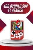 Sup Atari Retro 400 Nostalji Oyunlu Mini Atari Taşınabilir Oyun Konsolu - 2