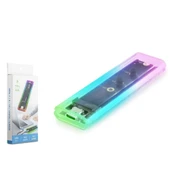 Hadron Hdx1770 Ssd Kutu Type-C3.1 Nvme + Ngff M2 10Gbps Rgb Transparent - 1