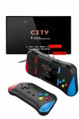 3.5 İnç 500 Klasik Retro Oyun Yüklü Kollu Oyun Konsolu thumbnail 3