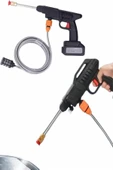 Akülü Oto Araç Yıkama Yüksek Basınçlı Araba Yıkama Makinesi Şarjlı thumbnail 3