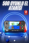 500 Oyunlu Retro Sup Konsolu Taşınabilir Mini Gamepad 3,5 İnç Ekran thumbnail 2