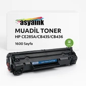 HP M1132/M1212 CE285A Muadil Toner Çipli 1600 Sayfa Asyaink - 1