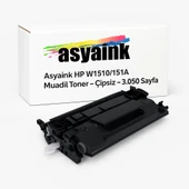 HP 4003dw W1510 Muadil Toner Çipsiz 3050 Sayfa Asyaink - 1