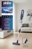 Sinbo SVC-8629 Kablolu Dikey Elektrikli Süpürge - Mavi - 1