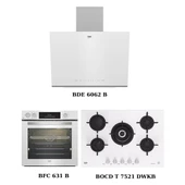 Beyaz Ankastre Set (Bde 6062 B + Bocd T 7521 Dwkb + Bfc 631 B) - 1