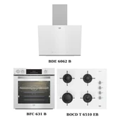 Beyaz Ankastre Set (Bde 6062 B + Bocd T 6510 Eb + Bfc 631 B) - 1