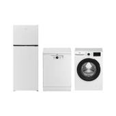 Beko Çeyiz Seti (970477 MB Buzdolabı+ Bm 4144 Bulaşık Makinesi + Cmxd 9100 Çamaşır Makinesi) - 1