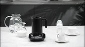 Homend Pottoman Plus 1889H 5 Fincan Kapasiteli Otomatik Türk Kahve Makinesi, Mini Kettle ve Süt Isıtıcı 3 in 1 Makinesi - 1