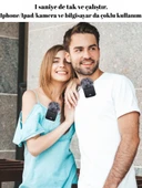 Plentiful Çoklu Giriş Kablosuz Çiftli Yaka Mikrofonu thumbnail 5