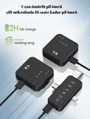 Plentiful Çoklu Giriş Kablosuz Çiftli Yaka Mikrofonu thumbnail 4