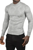 DeepSEA Baklava Desenli Slim Fit Yarım Balıkçı Yaka Triko Boğazlı Kazak 2505511 - 1