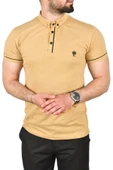 DeepSEA Slim Fit Dar Kesim Pamuklu Pike Kumaş Polo Yaka Tişört Nefes Alan Kıvrılmaz Polo Yaka Tişört 2503020 - 8