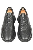 DeepSEA Desenli Bağcıklı Yüksek Taban Deri Spor Ayakkabı Casual Sneaker 2509994 - 2