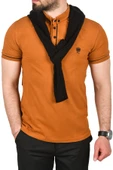 DeepSEA Slim Fit Dar Kesim Pamuklu Pike Kumaş Polo Yaka Tişört Nefes Alan Kıvrılmaz Polo Yaka Tişört 2503020 - 4