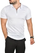 DeepSEA Slim Fit Nefes Alan Pamuklu Polo Yaka Tişört Dar Kesim Likralı Triko Tişört 2505001 - 4