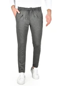 DeepSEA Beli Lastikli Slim Fit Likralı Duble Paça Penye Spor Pantolon 2502385 - 6