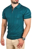DeepSEA Slim Fit Nefes Alan Pamuklu Polo Yaka Tişört Dar Kesim Örme Kumaş Tişört 2505030 - 1
