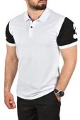 DeepSEA Dar Kesim Pamuklu Polo Yaka Tişört Slim Fit Nefes Alan Kıvrılmaz Polo Yaka Tişört 2503022 thumbnail 2