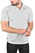 DeepSEA Slim Fit Nefes Alan Pamuklu Polo Yaka Tişört Dar Kesim Örme Kumaş Tişört 2501207 - 8