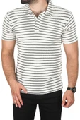 DeepSEA Slim Fit Nefes Alan Pamuklu Polo Yaka Tişört Dar Kesim Örme Kumaş Tişört 2501207 - 2