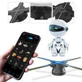 Hello Z7H 3D Hologram Fan - Holografik Video Görüntü Projektörü 52 Cm (Uzaktan Kumanda - Wifi - Telefon APP) - 1