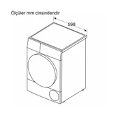 Bosch WQA24201TR 9 kg Çamaşır Kurutma Makinesi - 2