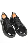 DeepSEA Bağcıklı Yüksek Taban Parlak Ortopedik Casual Deri Ayakkabı Sneaker 2509973 - 1