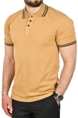 DeepSEA Slim Fit Pamuklu Kumaş Polo Yaka Tişört Nefes Alan Dar Kesim Kıvrılmaz Yaka Tişört 2503021 - 10