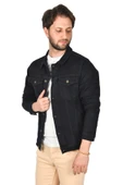 DeepSEA Slim Fit Likralı Kot Mont Jean Ceket 2201007 thumbnail 8