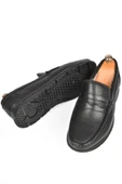 DeepSEA İçi Kürklü Ortopedik Taban Hakiki Deri Ayakkabı Loafer 2501008 thumbnail 5