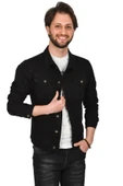 DeepSEA Slim Fit Likralı Kot Mont Jean Ceket 2201007 thumbnail 1