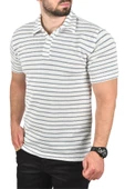 DeepSEA Slim Fit Nefes Alan Pamuklu Polo Yaka Tişört Dar Kesim Örme Kumaş Tişört 2501207 - 10
