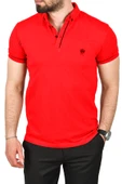 DeepSEA Slim Fit Dar Kesim Pamuklu Pike Kumaş Polo Yaka Tişört Nefes Alan Kıvrılmaz Polo Yaka Tişört 2503020 - 6