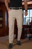 DeepSEA İtalyan Kesim Tüylenmez Likralı Spor Pantolon Esnek Kumaş Bilek Boy Boru Paça Klasik Pantolon 2502005 - 10