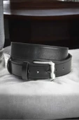 DeepSEA %100 Hakiki Deri Spor Kot Kemeri 4,5 cm Kot ve Kanvas Pantolonlara Uygun Kemer 2502633 - 3