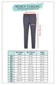 DeepSEA Beli Lastikli Slim Fit Likralı Duble Paça Penye Spor Pantolon 2502385 - 3