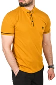 DeepSEA Slim Fit Dar Kesim Pamuklu Pike Kumaş Polo Yaka Tişört Nefes Alan Kıvrılmaz Polo Yaka Tişört 2503020 - 7