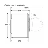 Bosch WQA24201TR 9 kg Çamaşır Kurutma Makinesi - 10