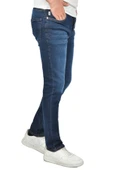 DeepSEA Regular Fit Taşlanmış Kot Pantolon Rahat Kesim Likralı Jeans Pantolon 2407080 thumbnail 4