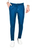 DeepSEA Beli Lastikli Slim Fit Likralı Duble Paça Penye Spor Pantolon 2502385 - 12