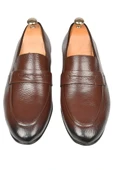 DeepSEA Desenli Hakiki Deri Klasik Ayakkabı Loafer 2501002 - 9