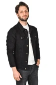 DeepSEA Slim Fit Likralı Kot Mont Jean Ceket 2201007 thumbnail 11