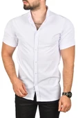 DeepSEA Slim Fit Likralı Spor Gömlek Dar Kesim Jakar Kumaş Kısa Kol Gömlek 2500804 thumbnail 1