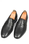 DeepSEA Desenli Hakiki Deri Klasik Ayakkabı Loafer 2501002 - 1