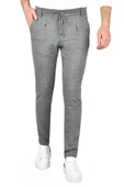 DeepSEA Beli Lastikli Slim Fit Likralı Duble Paça Penye Spor Pantolon 2502385 - 8