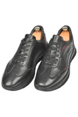 DeepSEA Desenli Bağcıklı Yüksek Taban Deri Spor Ayakkabı Casual Sneaker 2509994 - 1